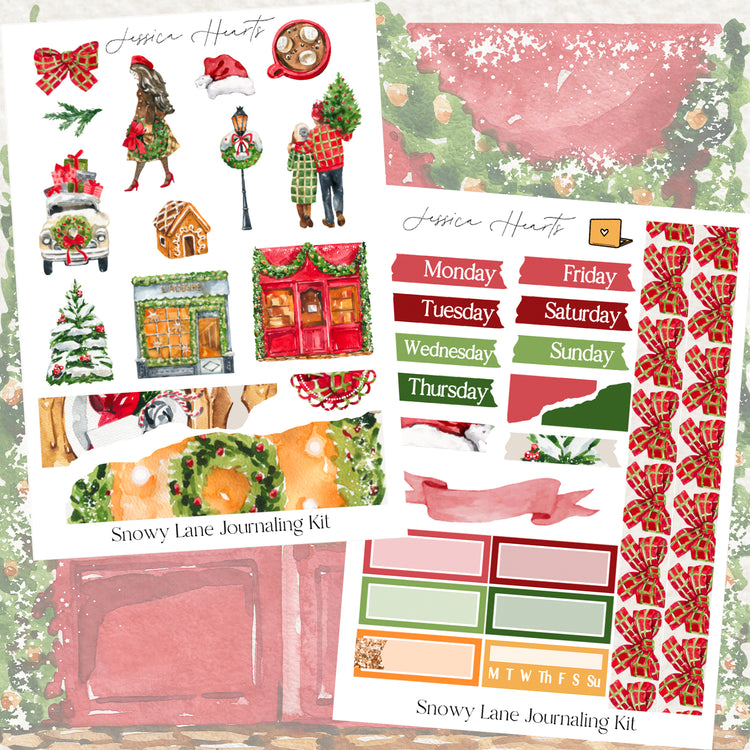 Snowy Lane Journaling Kit