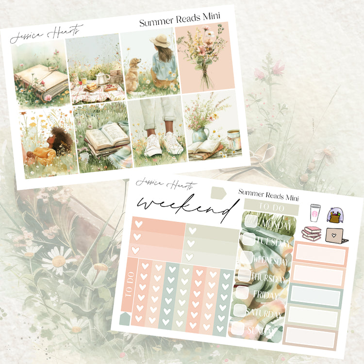 Summer Reads MINI Sticker Kit
