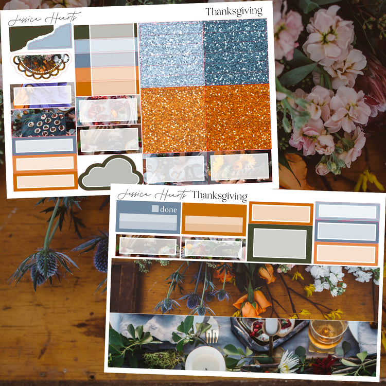 Thanksgiving Weekly Sticker Kit *new format*