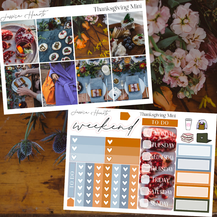 Thanksgiving MINI Sticker Kit *new format*