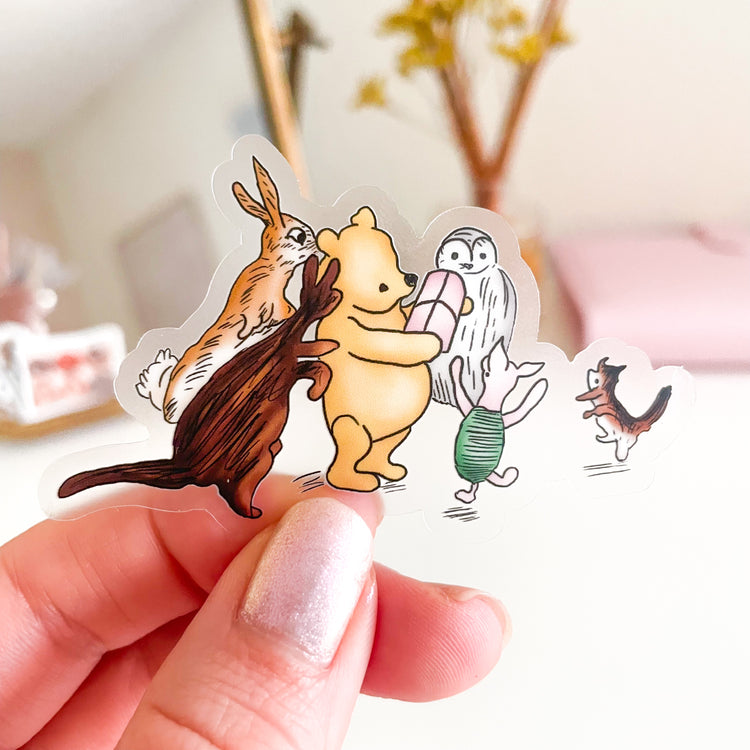 Winnie & Friends Vinyl Sticker