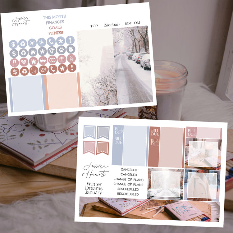 Winter Dreams January 2026 Monthly Kit