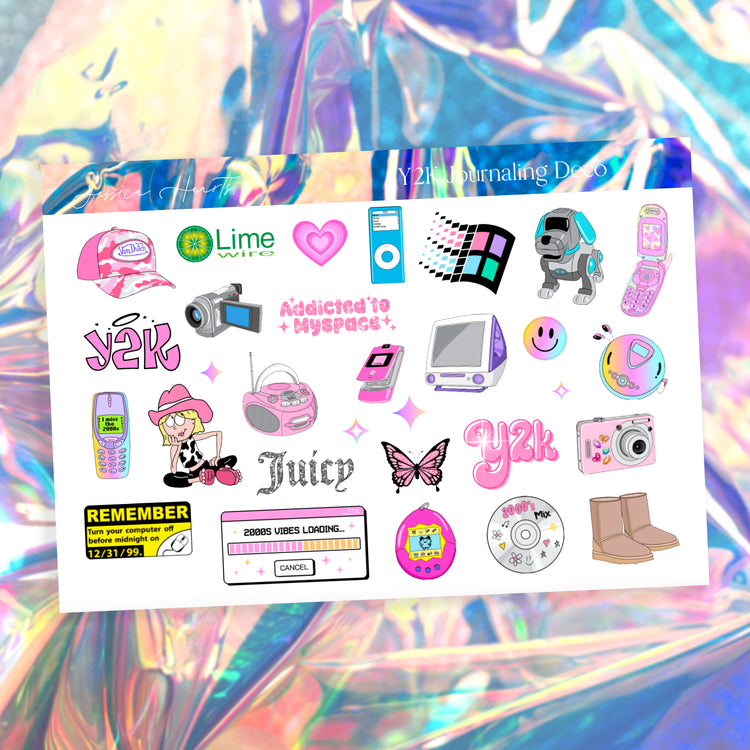 Y2K Journaling Deco Stickers