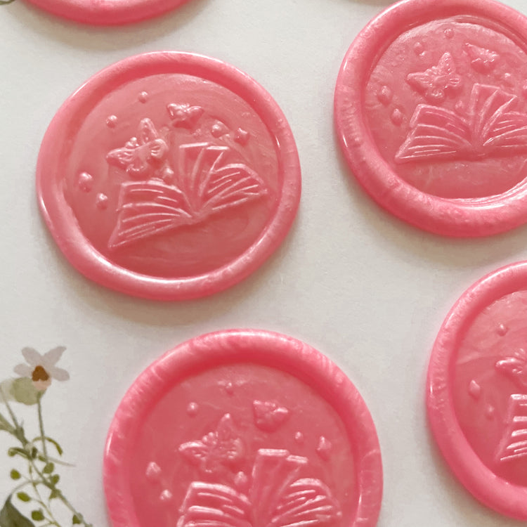 Barbie Shimmer Book & Butterflies Wax Seals