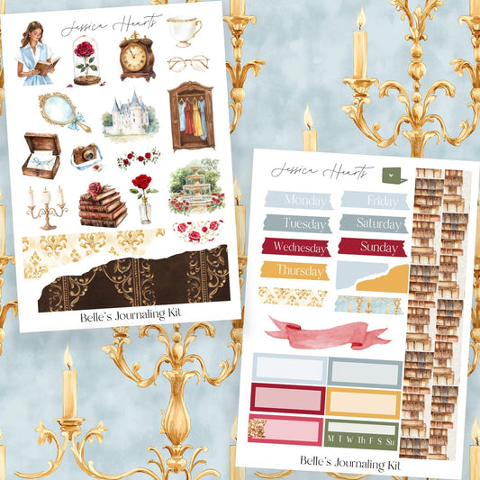 Belle's Journaling Kit - Jessica Hearts