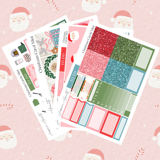 Christmas Carols MINI Sticker Kit - Jessica Hearts
