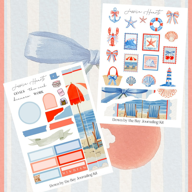 Down by the Bay Journaling Kit - Jessica Hearts