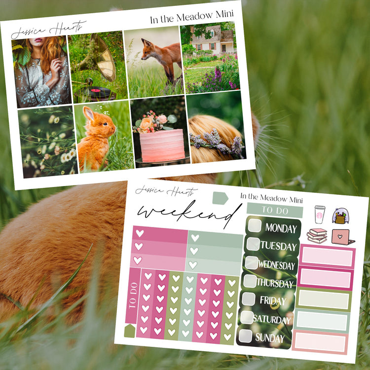 In the Meadow MINI Sticker Kit - Jessica Hearts