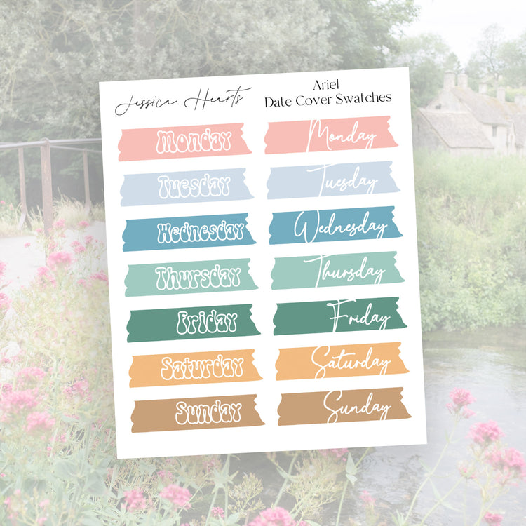 Ariel Date Cover Swatches