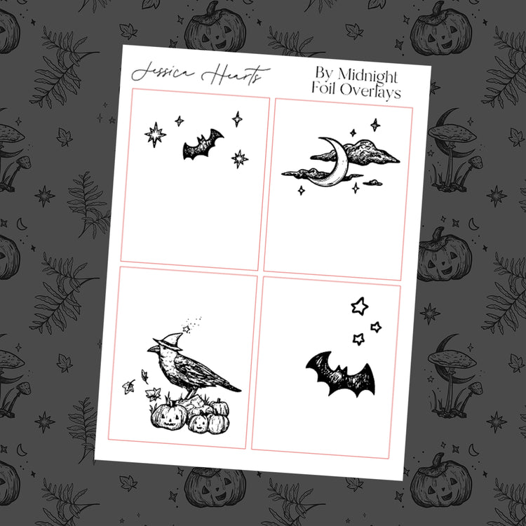 By Midnight Foil Overlays