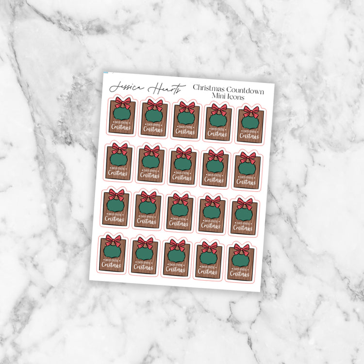 Christmas Countdown Mini Icons