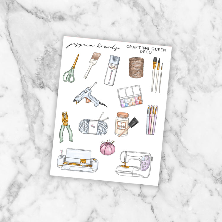 Crafting Queen Deco Sheet