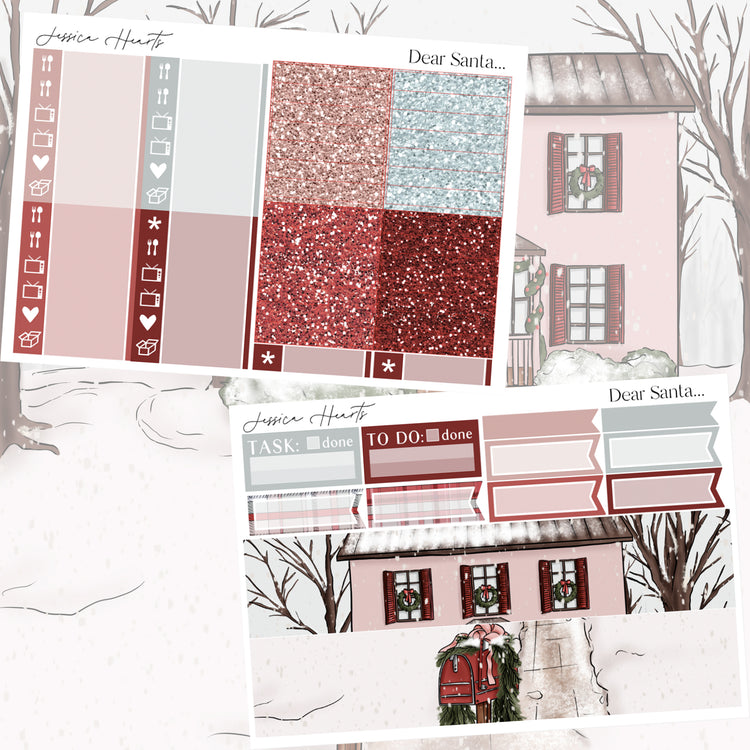 Dear Santa Weekly Sticker Kit