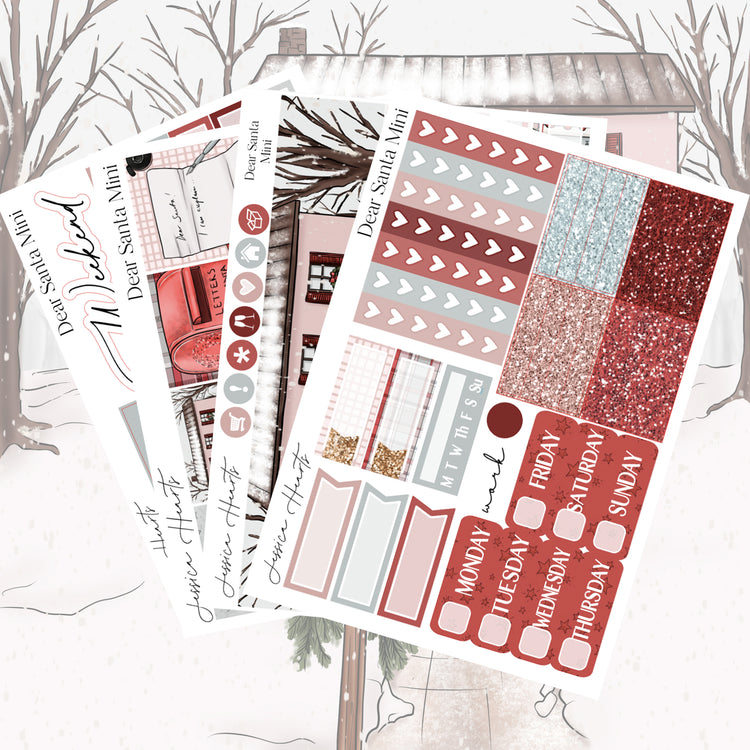 Dear Santa MINI Sticker Kit