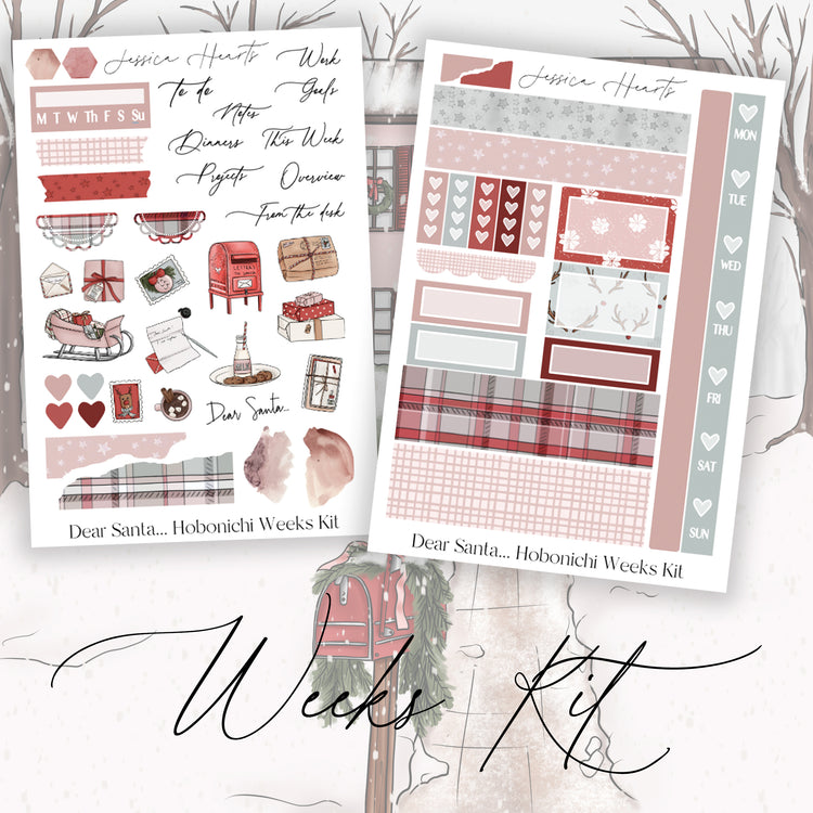 Dear Santa Hobonichi Weeks Kit