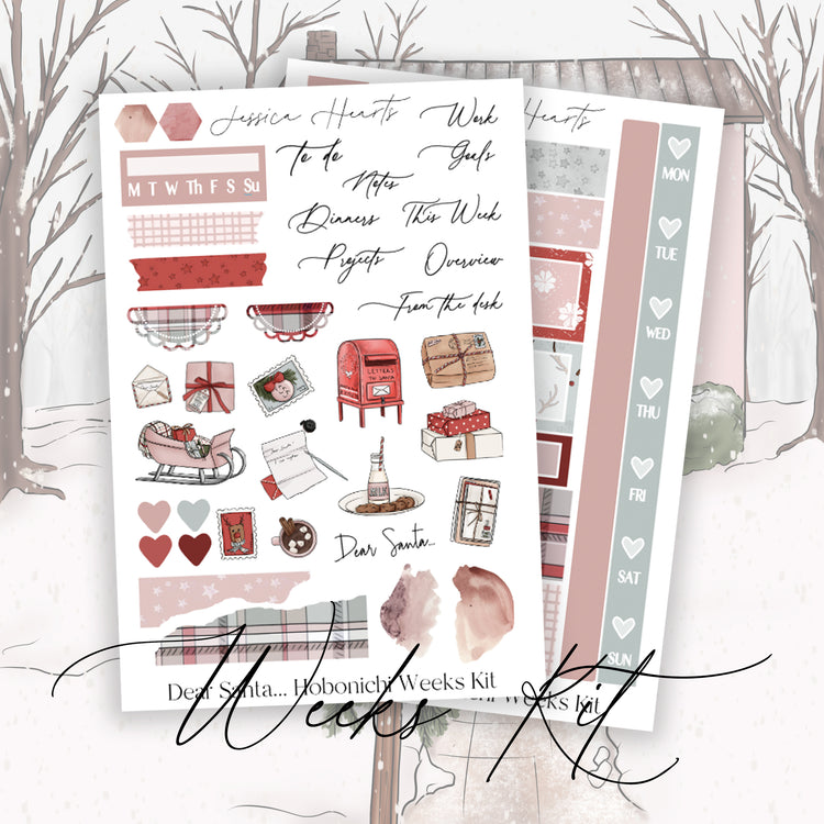 Dear Santa Hobonichi Weeks Kit