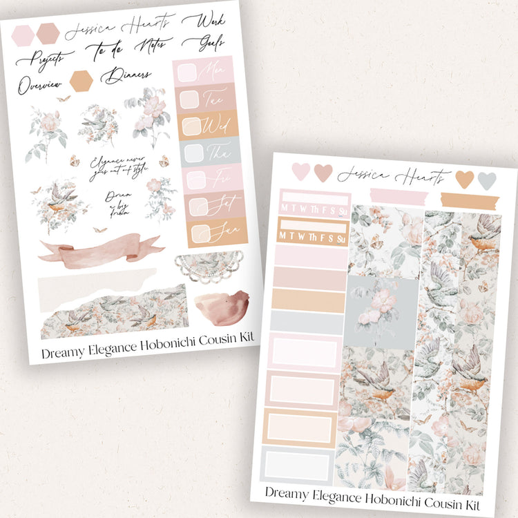 Dreamy Elegance Hobonichi Cousin Kit