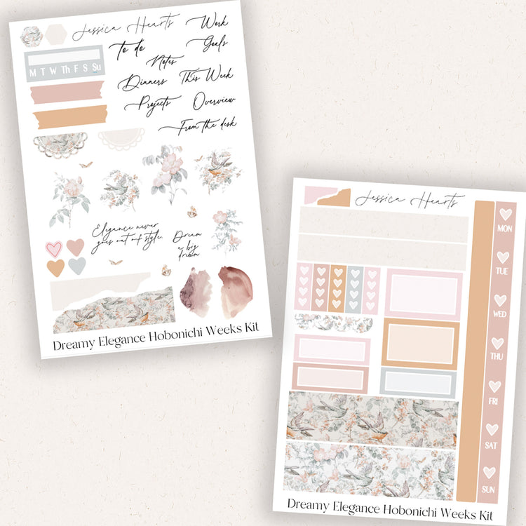 Dreamy Elegance Hobonichi Weeks Kit