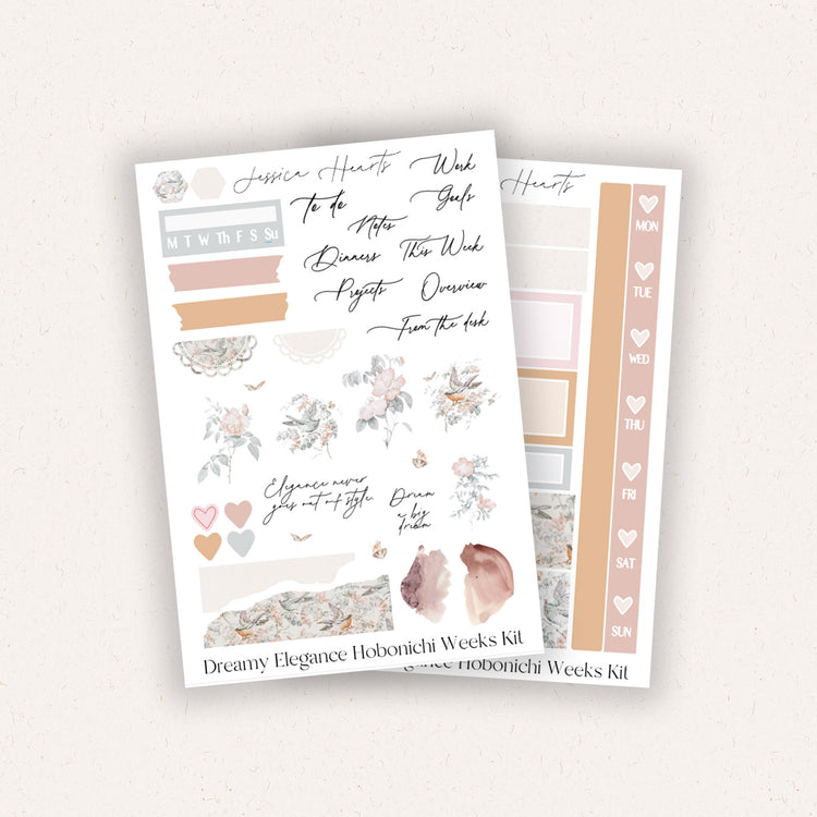 Dreamy Elegance Hobonichi Weeks Kit