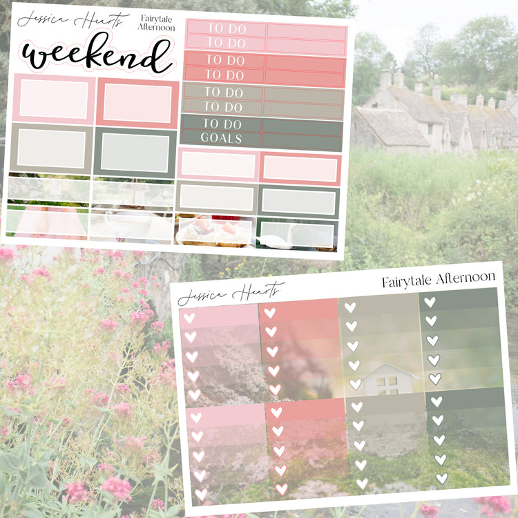 Fairytale Afternoon Weekly Sticker Kit