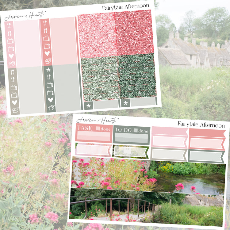 Fairytale Afternoon Weekly Sticker Kit