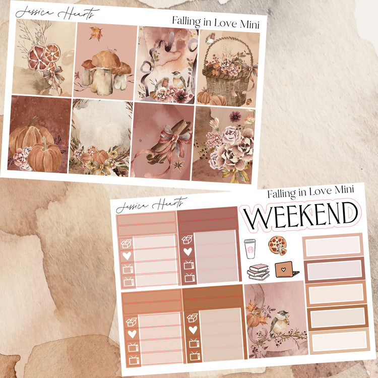 Falling in Love MINI Sticker Kit