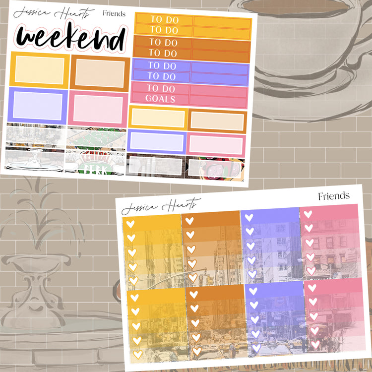 Friends Weekly Sticker Kit