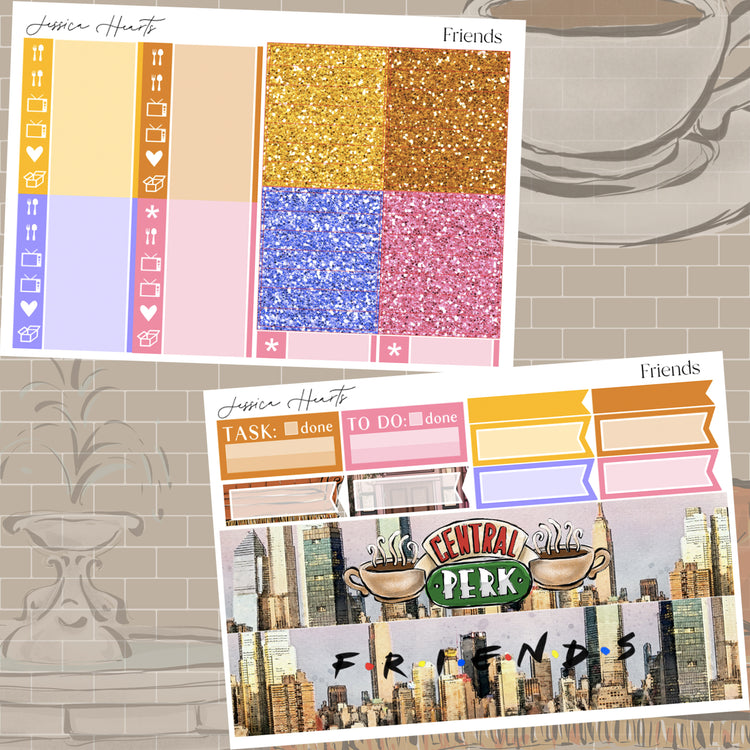 Friends Weekly Sticker Kit