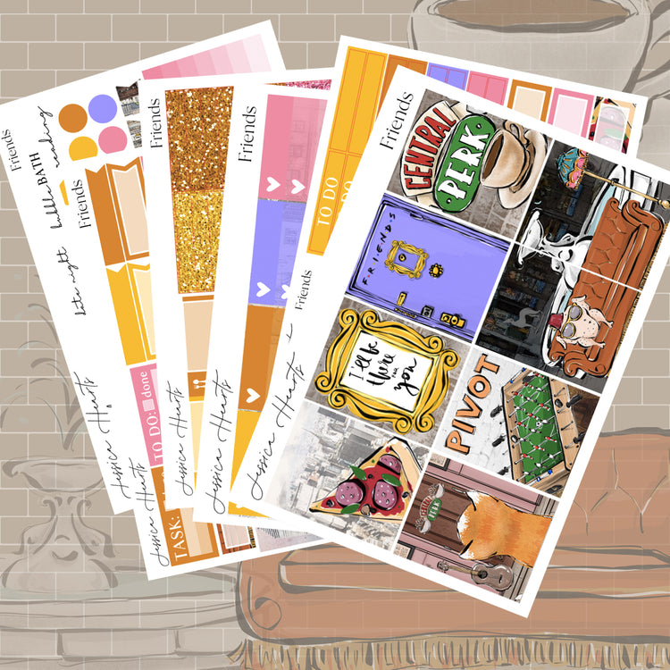 Friends Weekly Sticker Kit