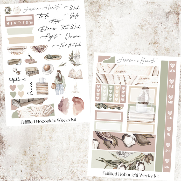 Fulfilled Hobonichi Weeks Kit