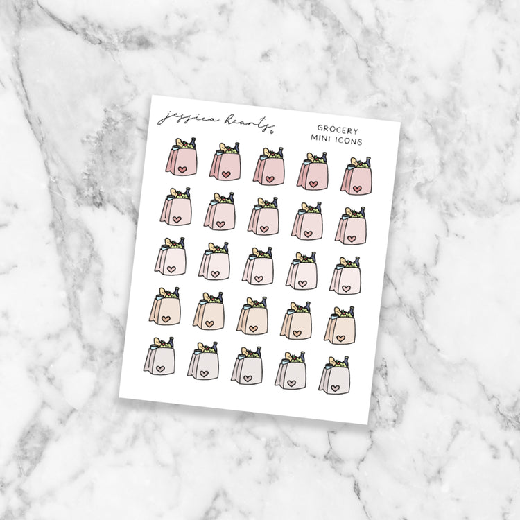 Grocery Mini Icon Sheet