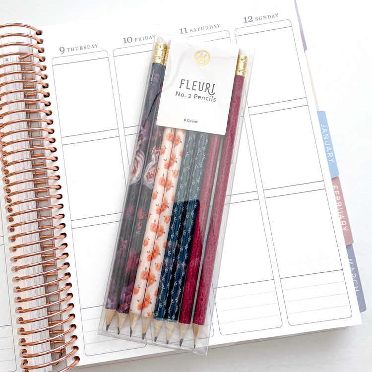 Fleuri Pencil Set