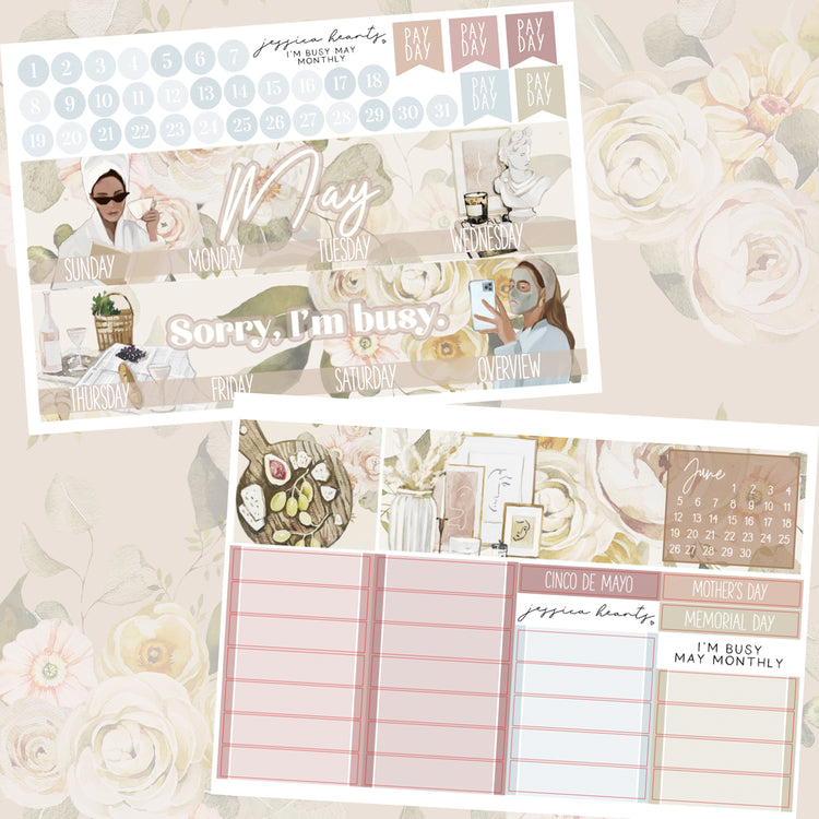I'm Busy May 2022 Monthly Kit