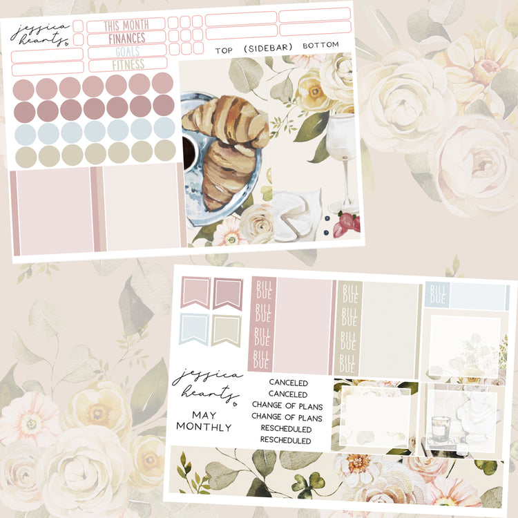 I'm Busy BLANK May 2022 Monthly Kit + Foil Overlay