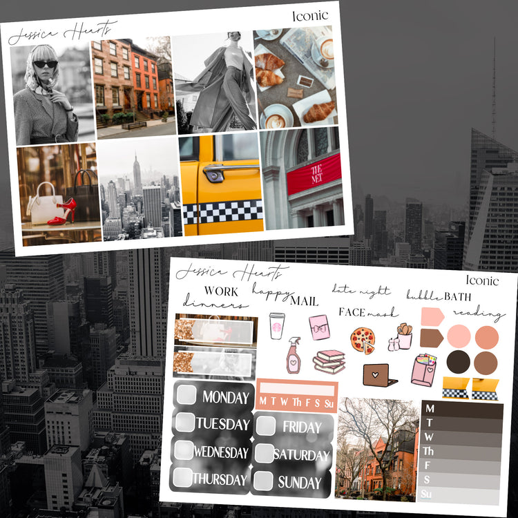 Iconic Weekly Sticker Kit