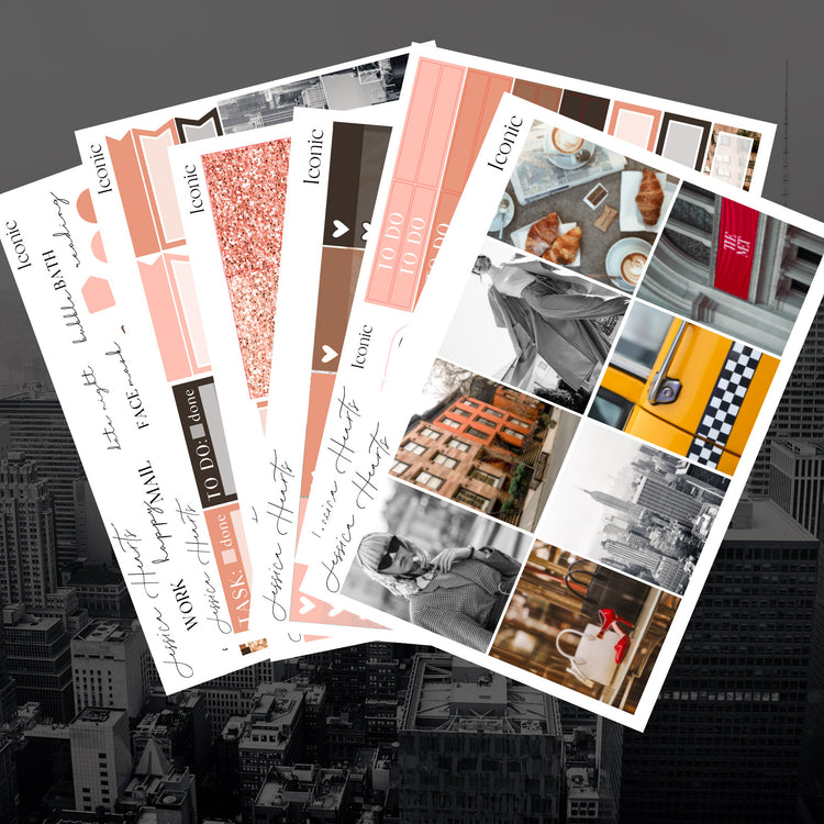 Iconic Weekly Sticker Kit