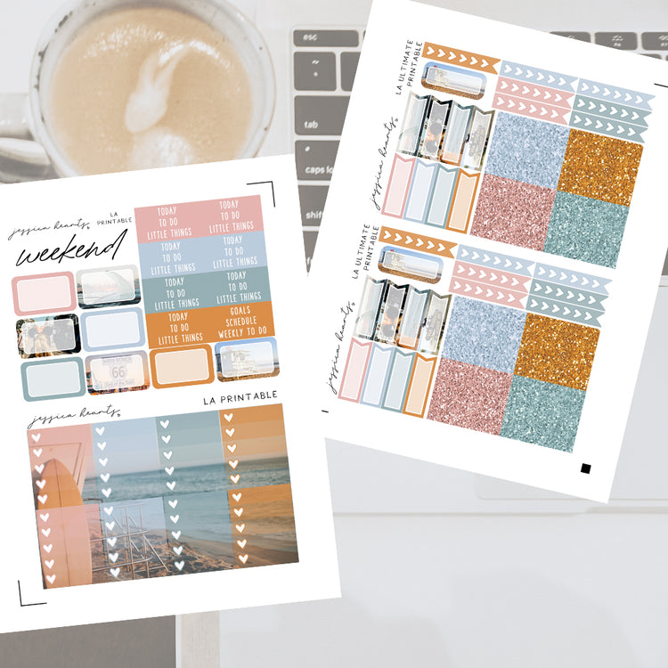 LA Printable Sticker Kit (Download)