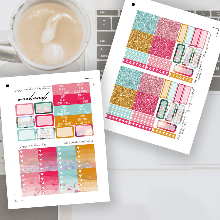 Las Vegas Printable Sticker Kit (Download)