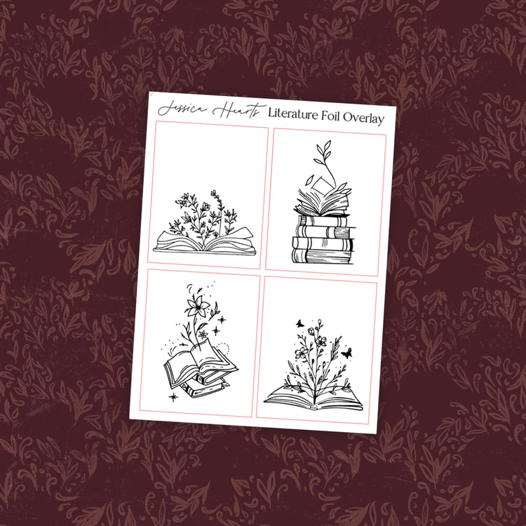 Literature Foil Overlays