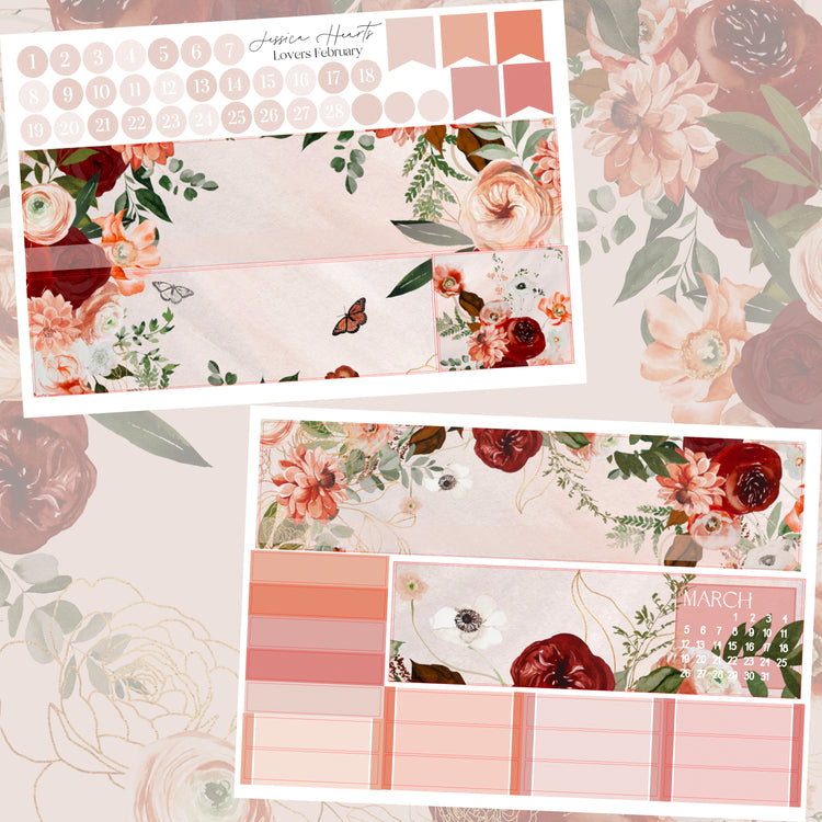 Lovers BLANK February 2023 Monthly Kit + Foil Overlay