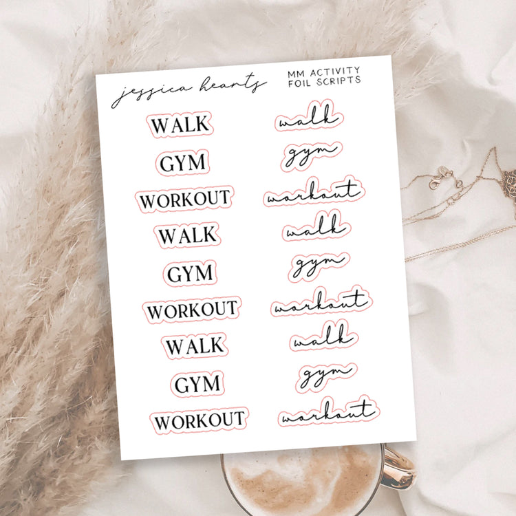 MM Activity Foil Scripts