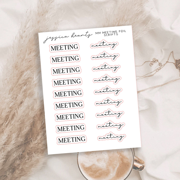 MM Meeting Foil Scripts