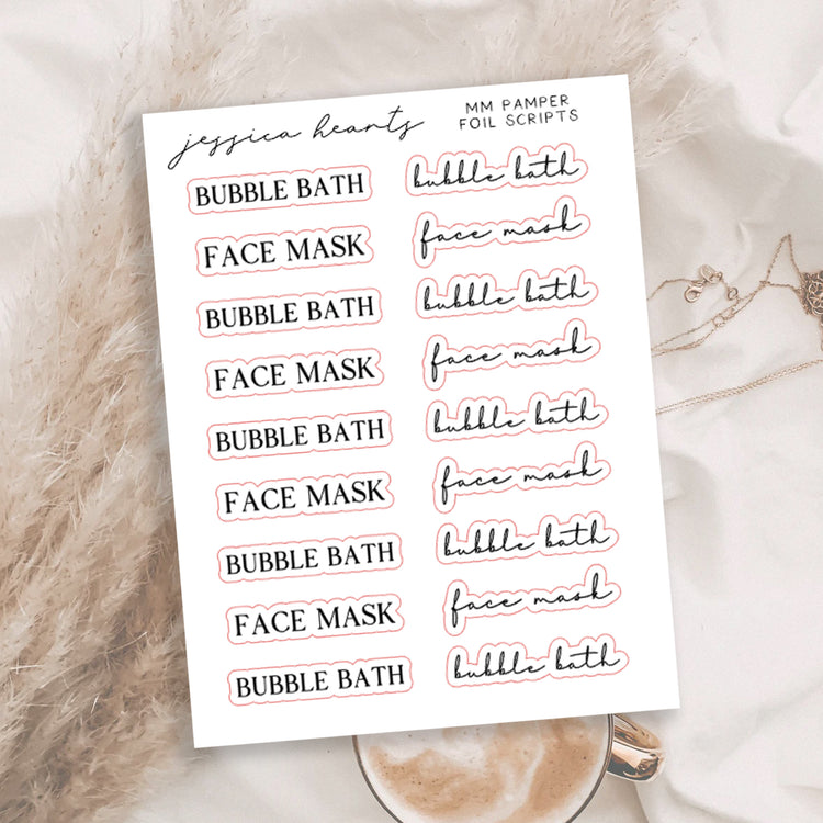 MM Pamper Foil Scripts
