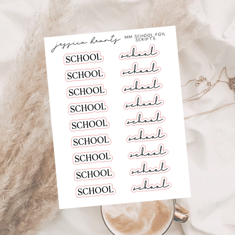 MM School Foil Scripts