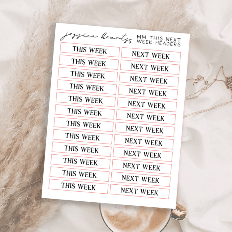 MM This Week/Next Week Foil Headers