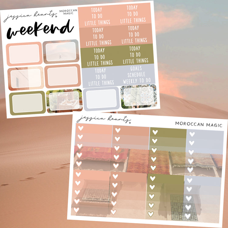 Moroccan Magic Weekly Sticker Kit