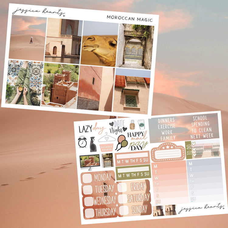 Moroccan Magic Weekly Sticker Kit