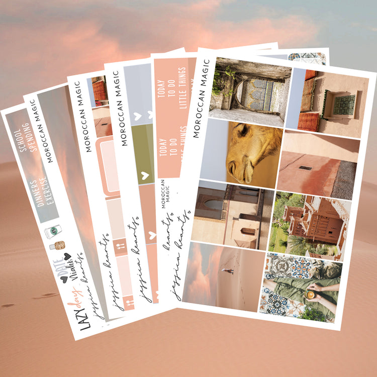 Moroccan Magic Weekly Sticker Kit