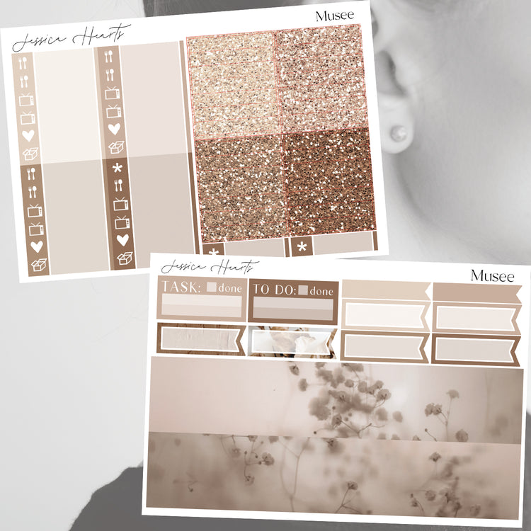 Musee Weekly Sticker Kit
