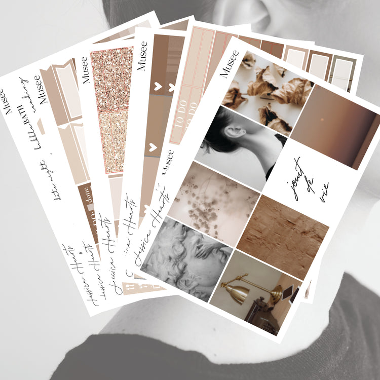 Musee Weekly Sticker Kit
